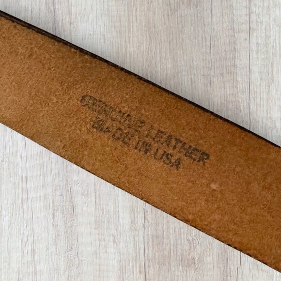 Tech Ether Guild “Marlin” Limited Edition Solid Brass Belt Buckle Leather USA - Picture 6 of 10